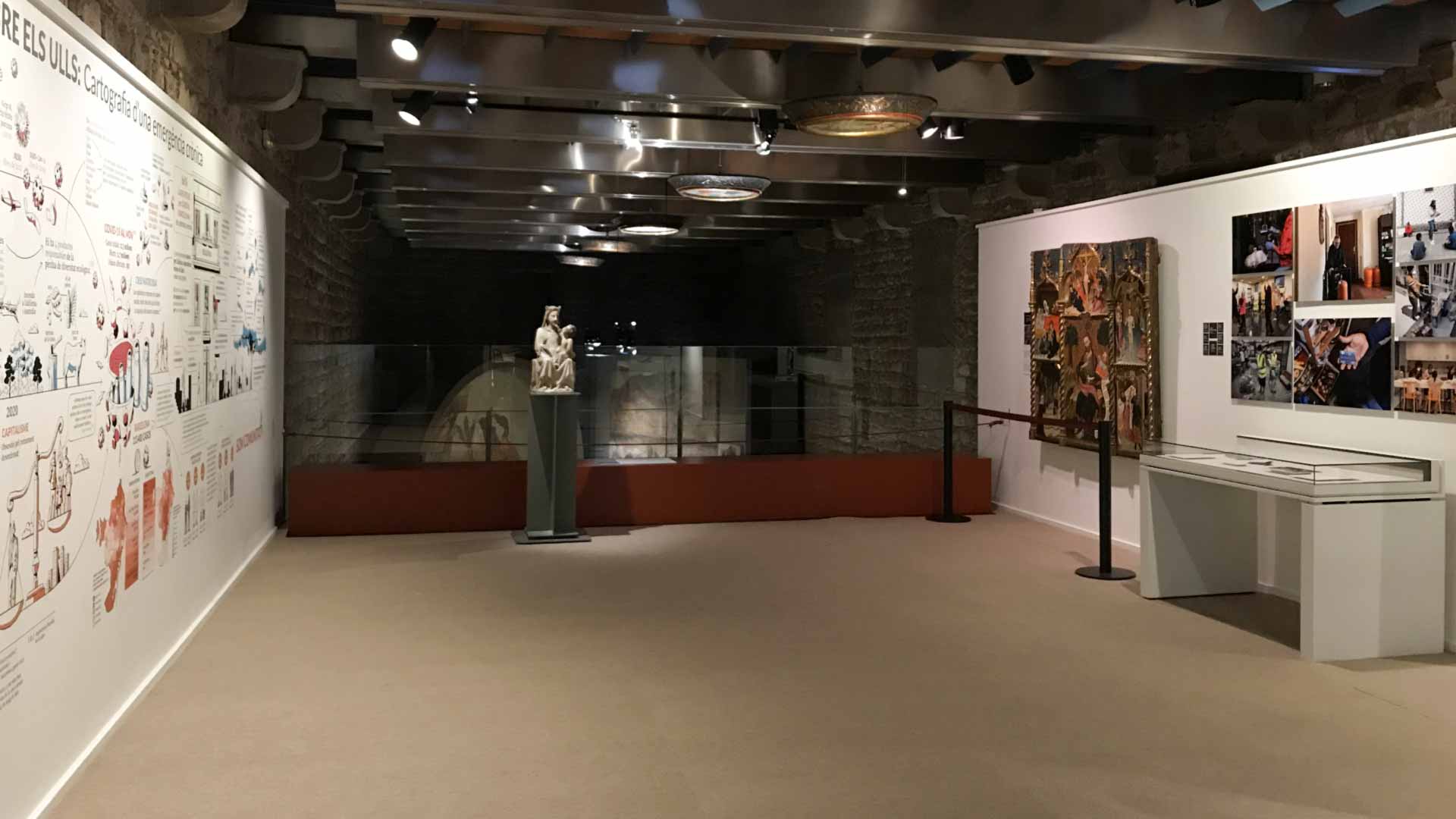 MUSEOGRAFIA - OBRE ELS ULLS - EXPOSICIÓ PANDEMIA COVID - MUSEU DIOCESÀ